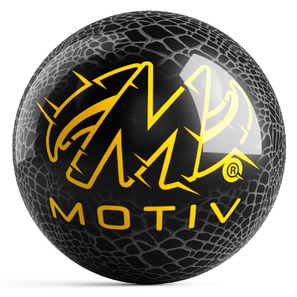 On The Ball Bowling Motiv Venom Spare Ball - Black/Gold - view 2