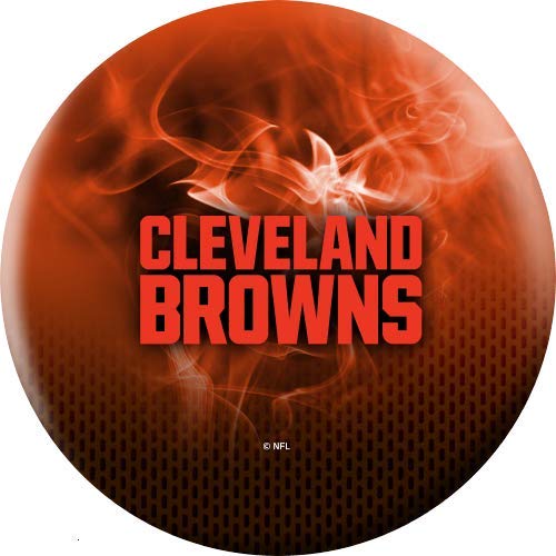 On The Ball Bowling NFL Cleveland Browns Undrilled Bowling Ball (On Fire) - view 3