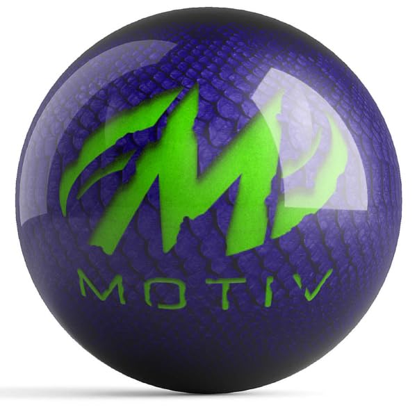 On The Ball Bowling Motiv Primal Spare Ball - Purple/Lime - view 1