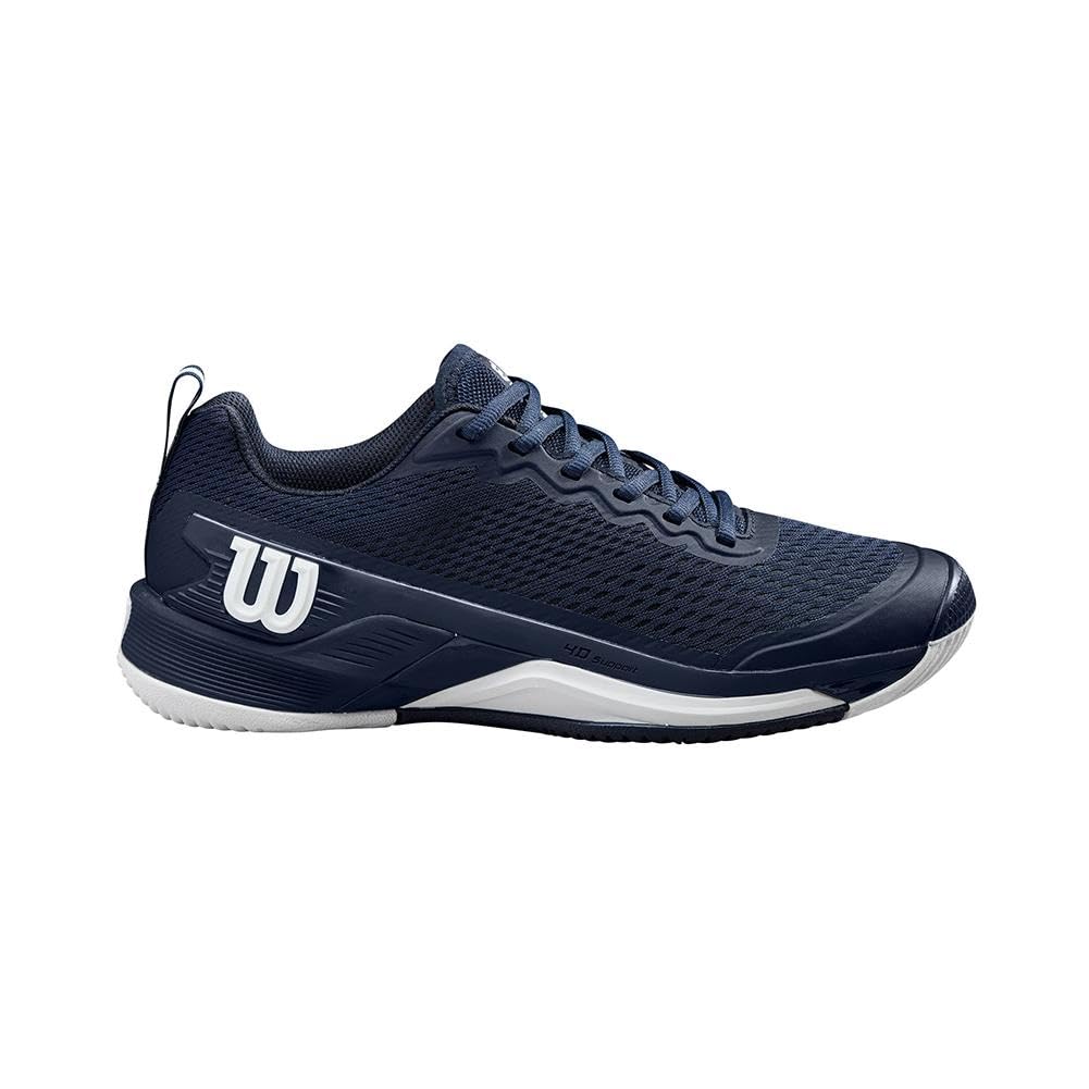 Wilson Rush Pro 4.5 Mens Tennis Shoes, Navy Blazer/White - alternate view 2
