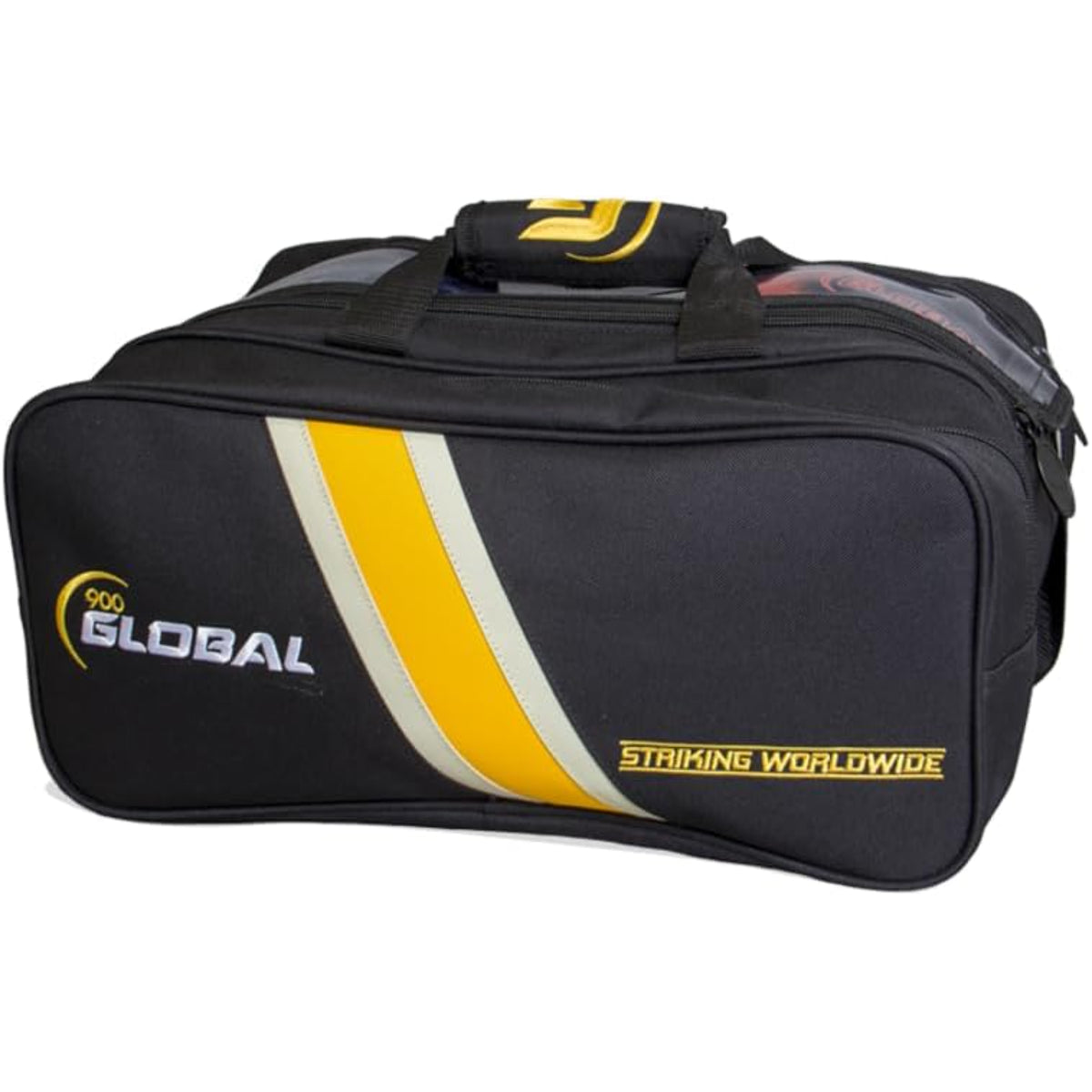 900-global-2-ball-black-gold-deluxe-bowling-tote