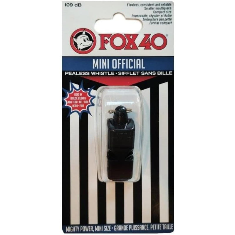 Compact handheld safety whistle with key ring attachment, designed for loud and reliable signaling in emergency or sporting situations.