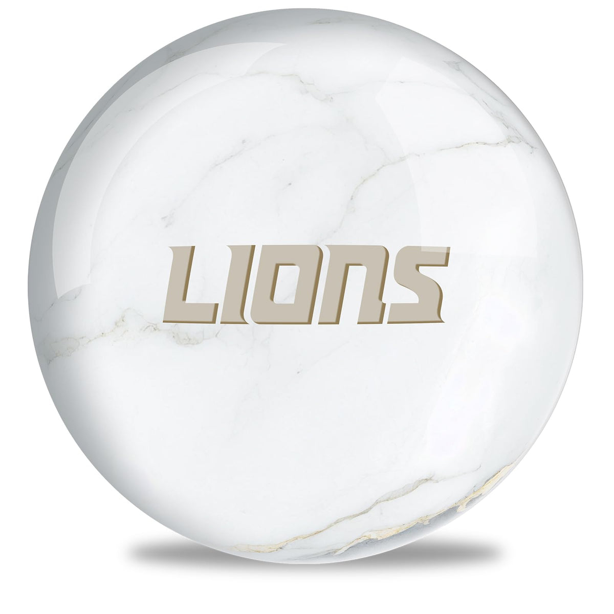 On The Ball Bowling NFL Detroit Lions Undrilled Bowling Ball (Marble) - view 1