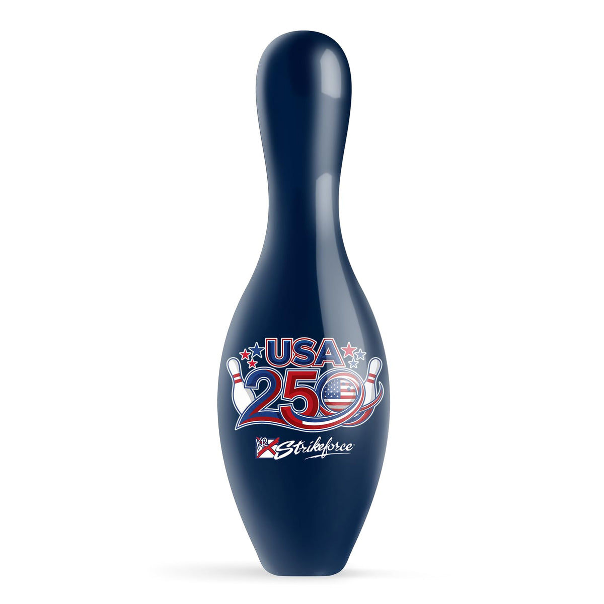 On The Ball Bowling KR Strikeforce USA 250-Year Celebration Official Size and Weight Bowling Pin - view 2