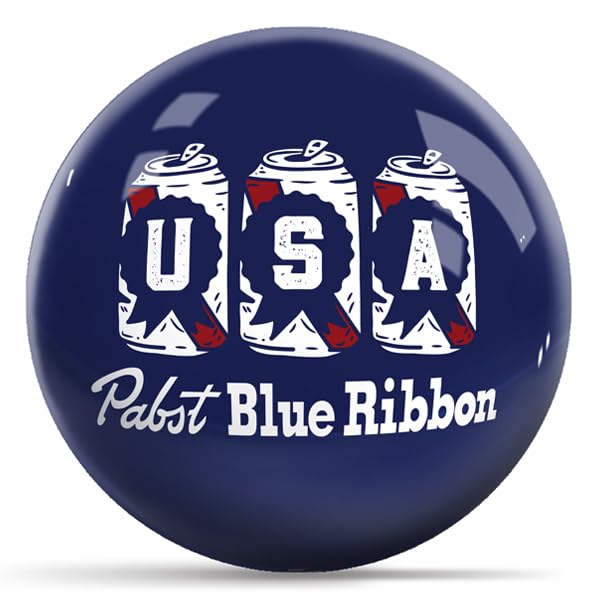 On The Ball Bowling Pabst USA Cans Blue - view 1