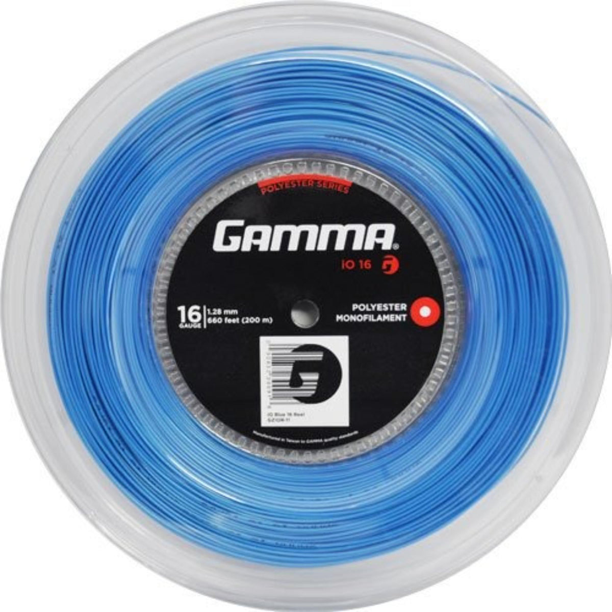 Large reel of tennis string designed for durability, control, and consistent performance during racket stringing.
