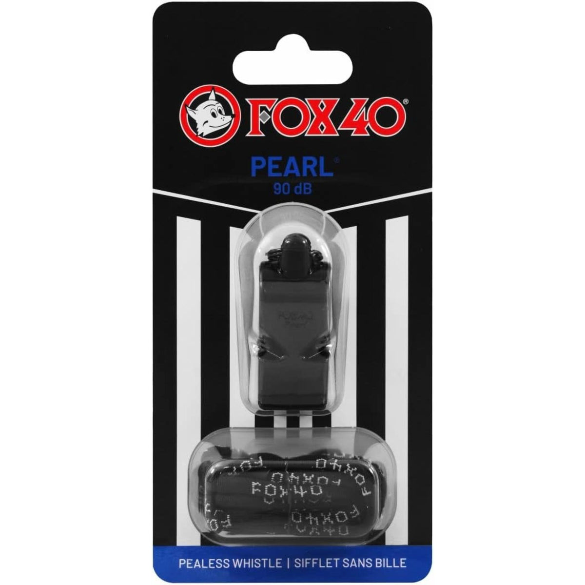 Compact safety whistle with key ring and attached breakaway lanyard, designed for lightweight comfort and clear, reliable signaling.