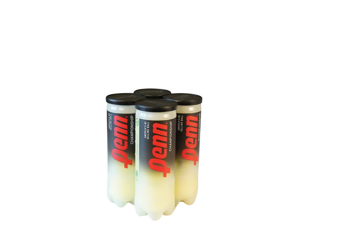 Penn Championship Extra Duty Tennis Balls - 4 Can Pack - front