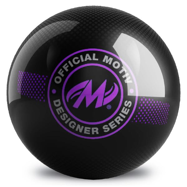 On The Ball Bowling Motiv Jackal Pixel Spare Bowling Ball - Black/Purple - view 2