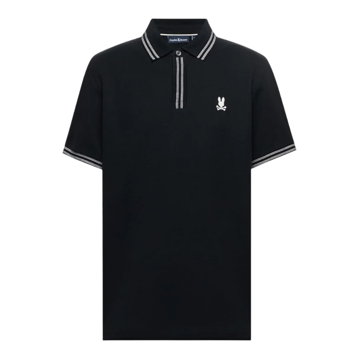 Psycho Bunny Dax Piqué Men's Polo — Black