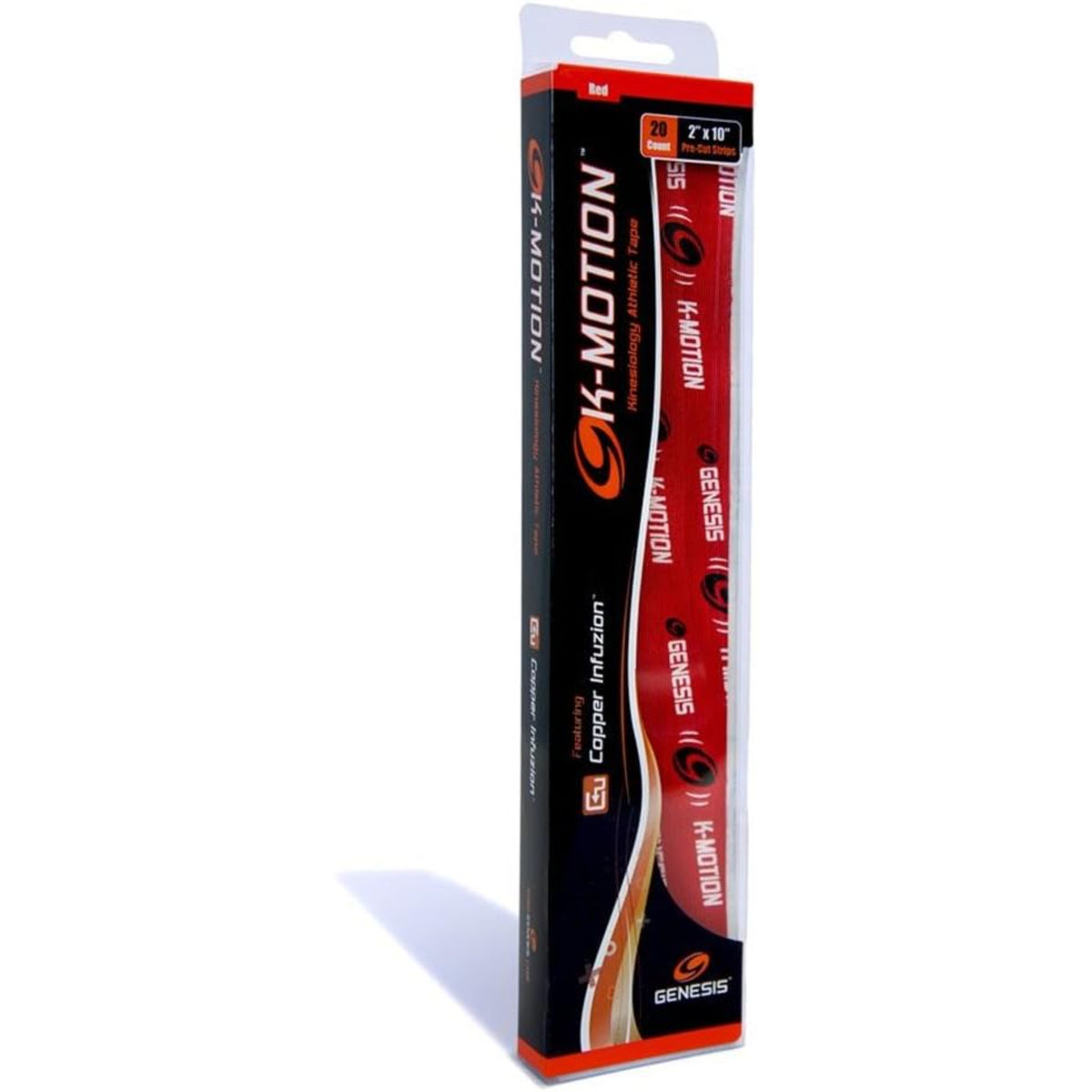 Genesis K-Motion Tape with Copper Infuzion Pre-Cut Pack
