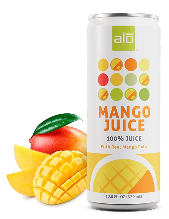 Alo Mango Juice Drink, 10.8 fl oz (Case of 12)