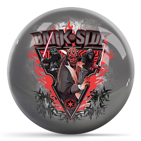 KR Strikeforce Star Wars Darth Maul Dark Side Undrilled Bowling Ball - view 2