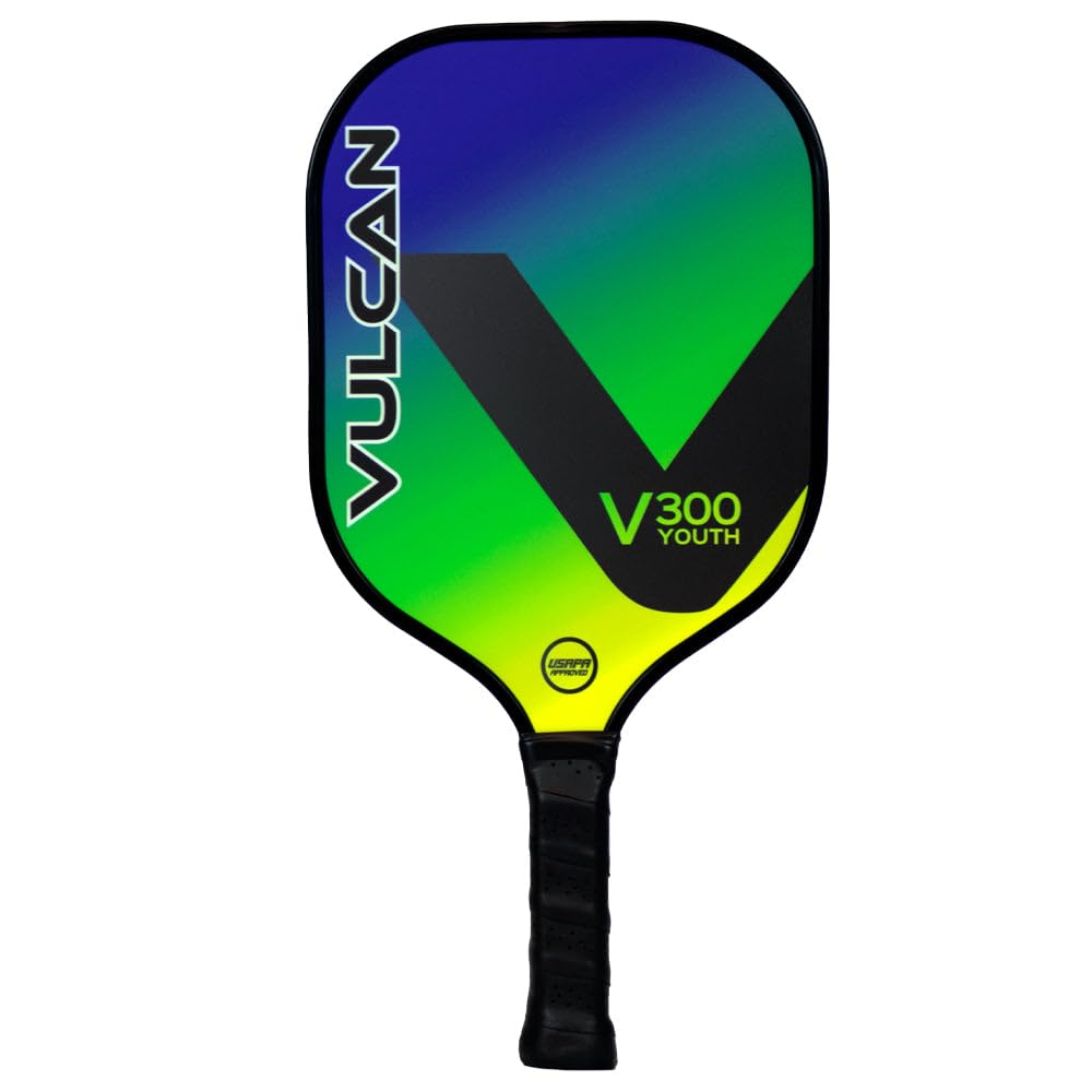 Vulcan V300 Youth Pickleball Paddle, Glow Stick - Front View