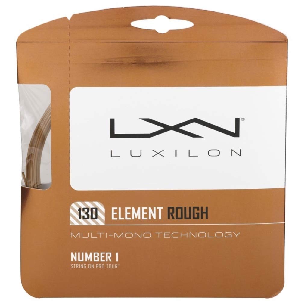 Luxilon Element Rough 130 Tennis String Set, 16 Gauge 1.30mm, Bronze - view 3