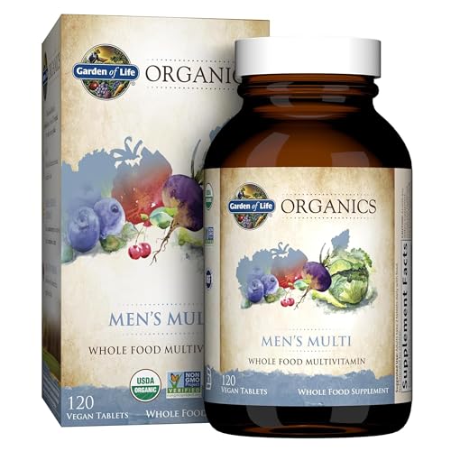 Garden of Life Organic mykind Men's Multivitamin, 120 capsules