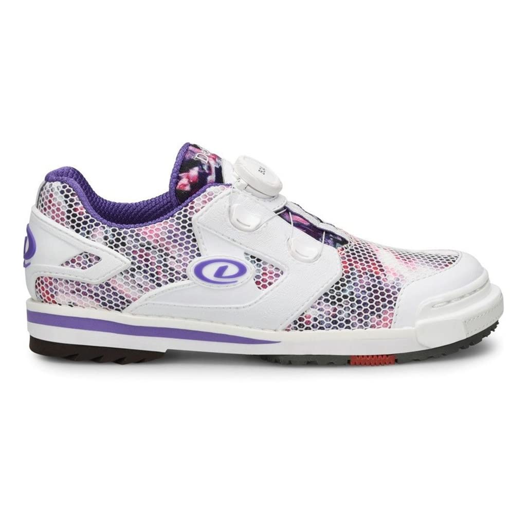 Dexter Women's SST 8 Power Frame BOA White/Purple Multi Bowling Shoes - view 1