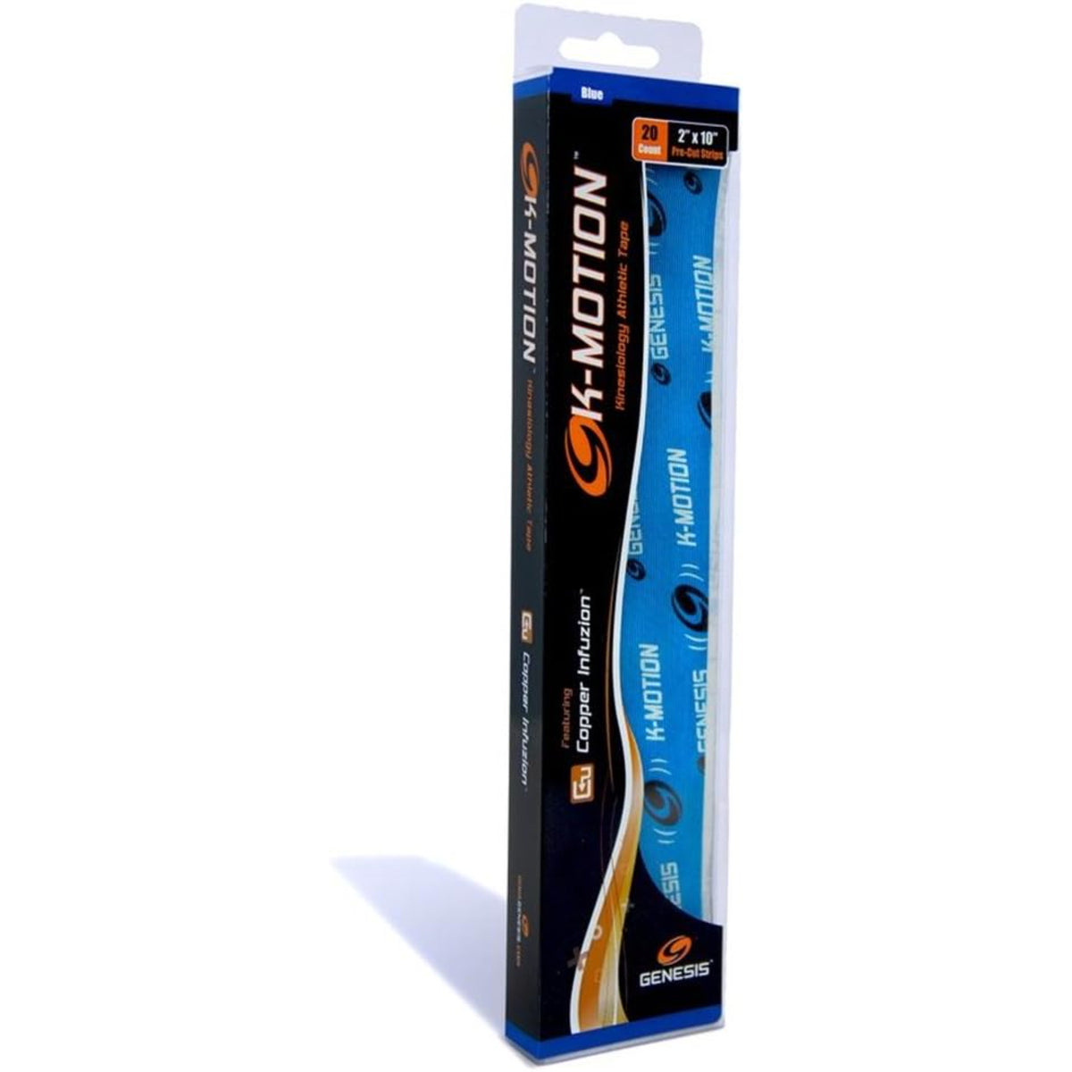 Genesis K-Motion Tape with Copper Infuzion Pre-Cut Pack