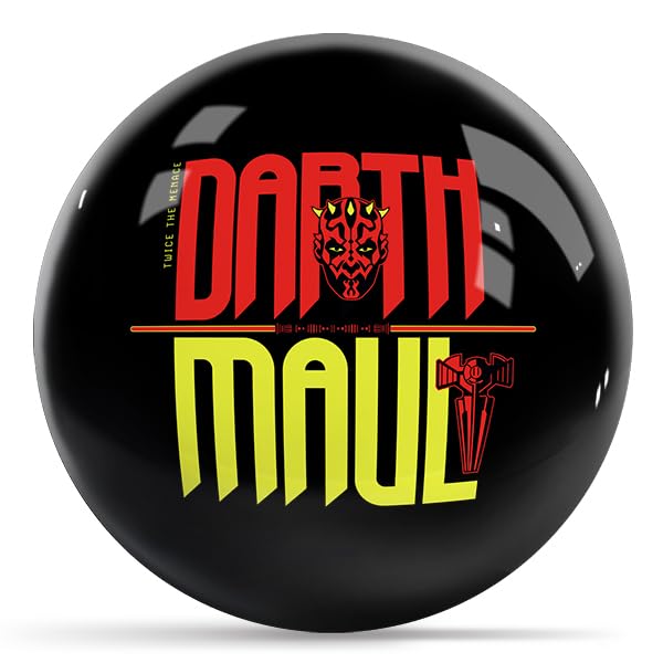 KR Strikeforce Star Wars Darth Maul Undrilled Bowling Ball - view 2