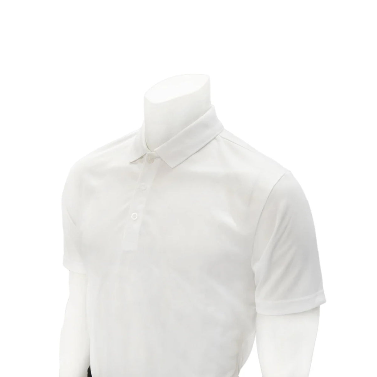 Smitty VBS-488 White Mesh Volleyball Referee Shirt in White - Front View