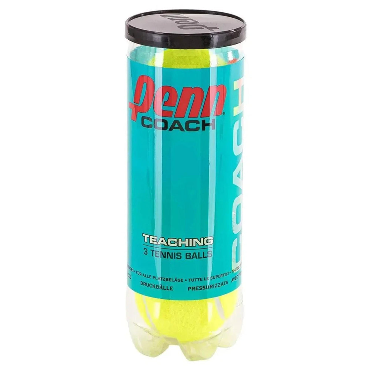 Penn Coach Practice Tennis Balls - 12 Can Pack - detail