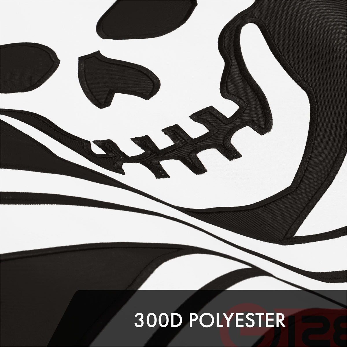 G128 Pirate Jolly Roger Swords Flag, 2x3 Ft, ToughWeave Series Embroidered 300D Polyester, Novelty Flag - View 4