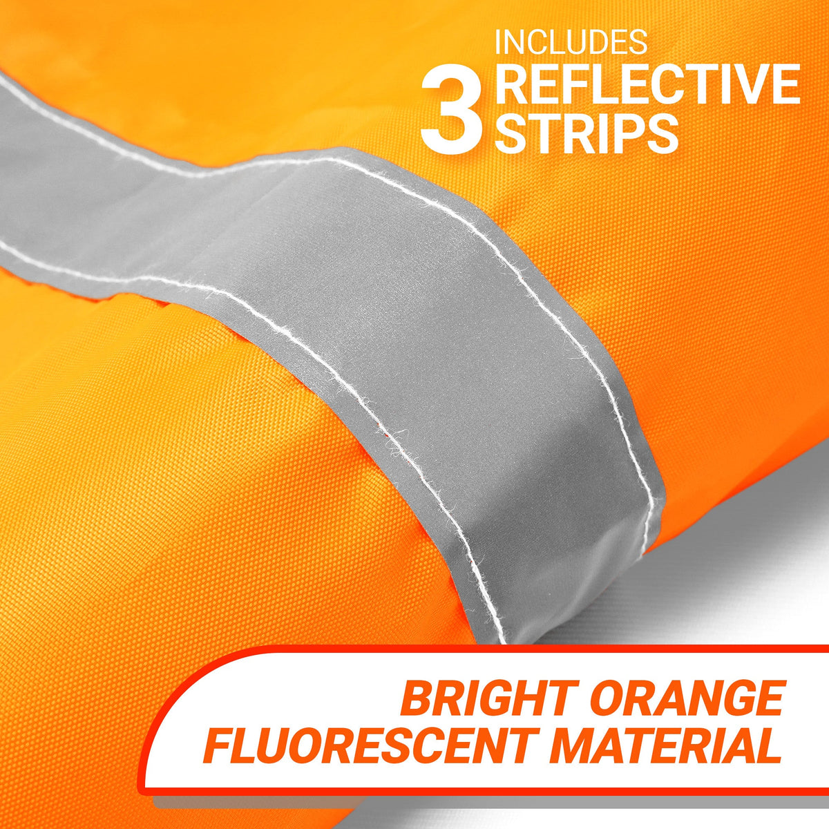 G128 Orange Windsock 40 Inch, Printed 210D Polyester, Heavy Duty Polyester Wind Direction Measurement with - View 8