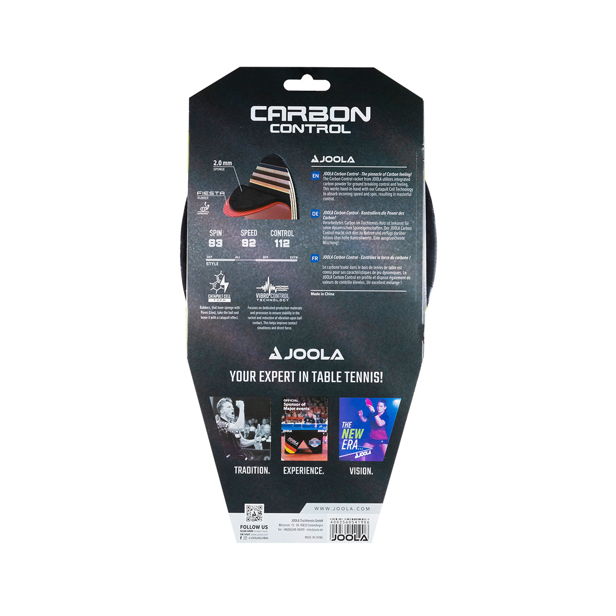 JOOLA Carbon Control Table Tennis Racket product image