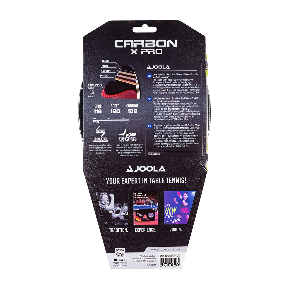 JOOLA Carbon X Table Tennis Racket product image