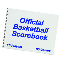 Martin Sports Basketball Scorebook, 16 Players 30 Games - Front View