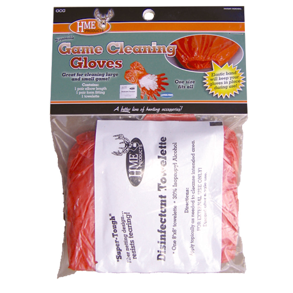 HME Game Cleaning Gloves - Front View