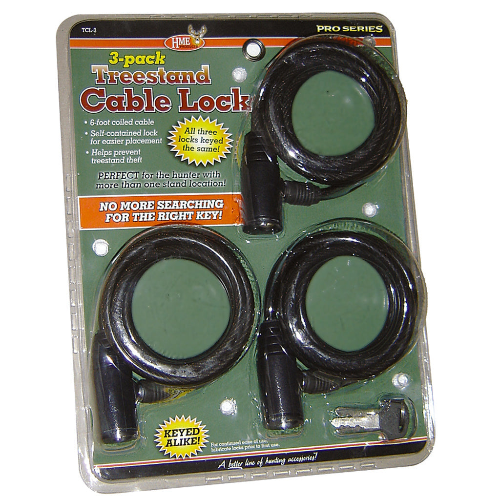 HME Treestand Cable Locks - Front View