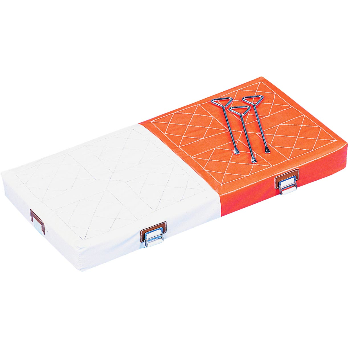 Martin Sports Double First Base, Quilted Vinyl Coated Nylon - Front View