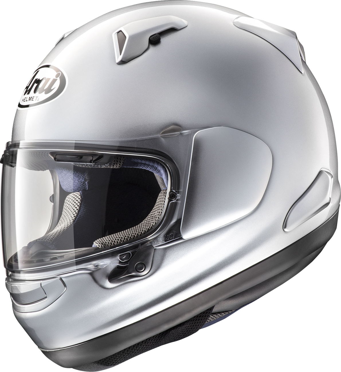 ARAI HELMETS, Arai Helmets Signet-X Helmet Aluminum Silver 2XL - Narrow Oval Shape with VAS Shield System