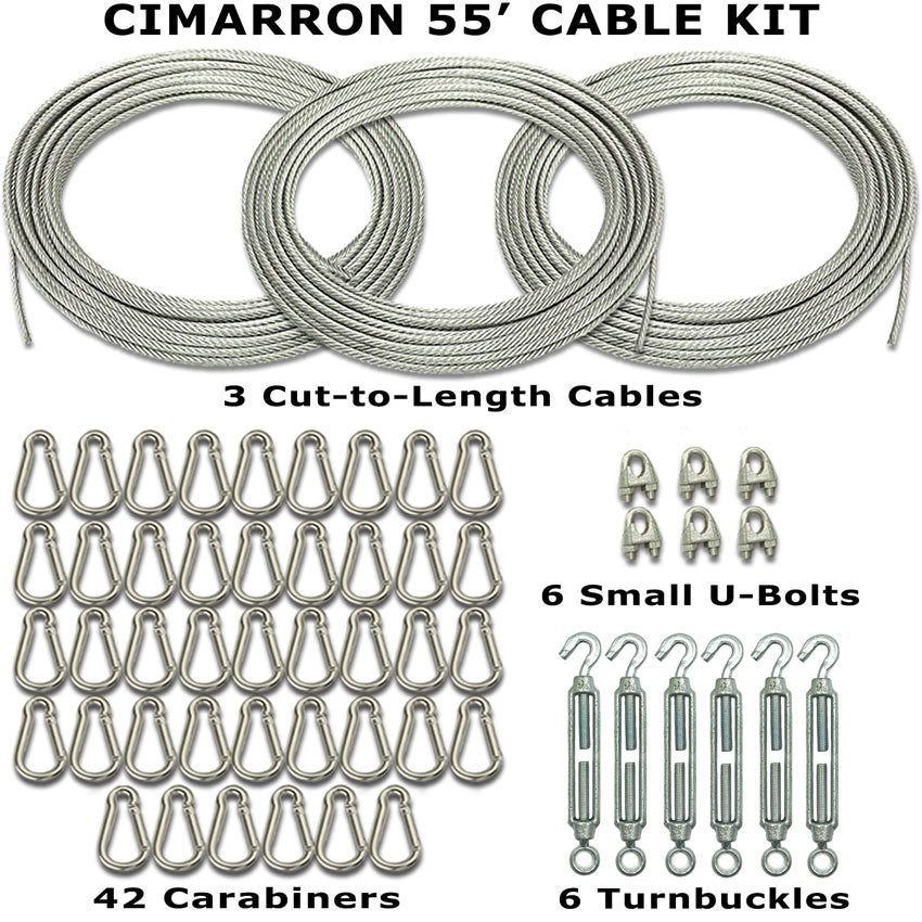 Cimarron 55' Cable Kit - Front View