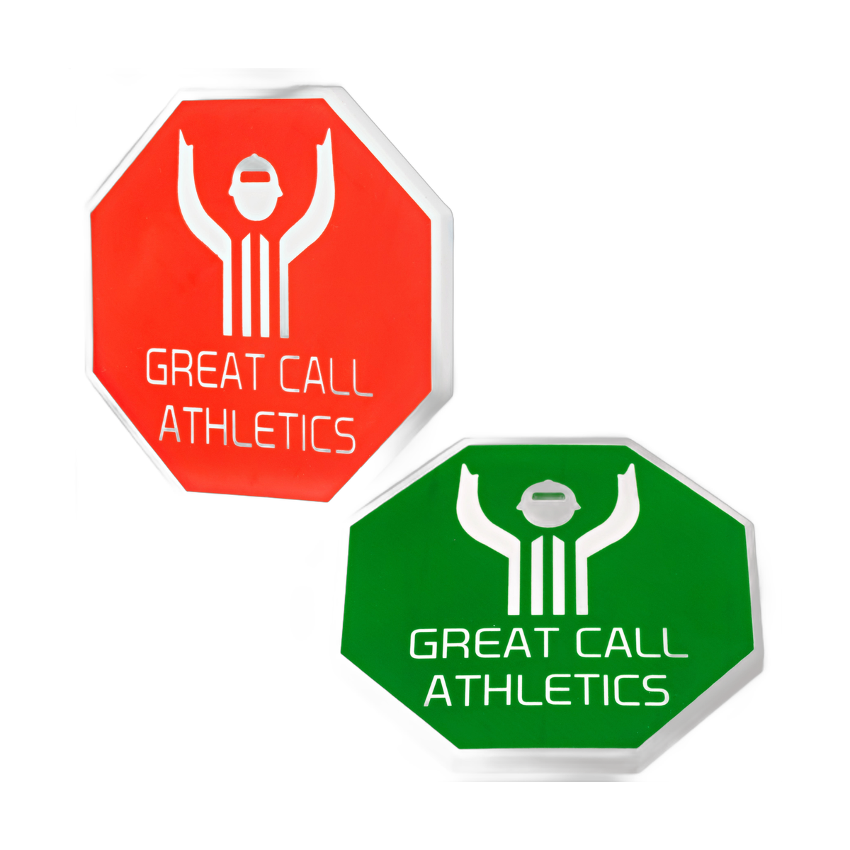Great Call Athletics Double Sided Pliable Red  Green Flip Disc