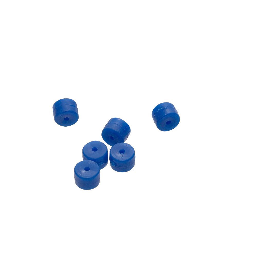 October Mountain Turbo Button 2.0 in Blue 100 pk. - Front View