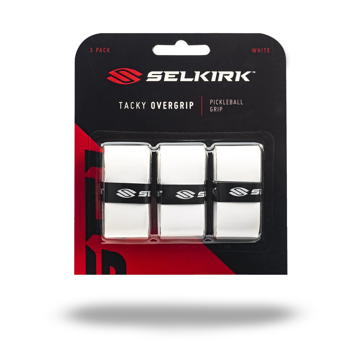 Selkirk 3 Pack Tacky Overgrips - 12 Pack White