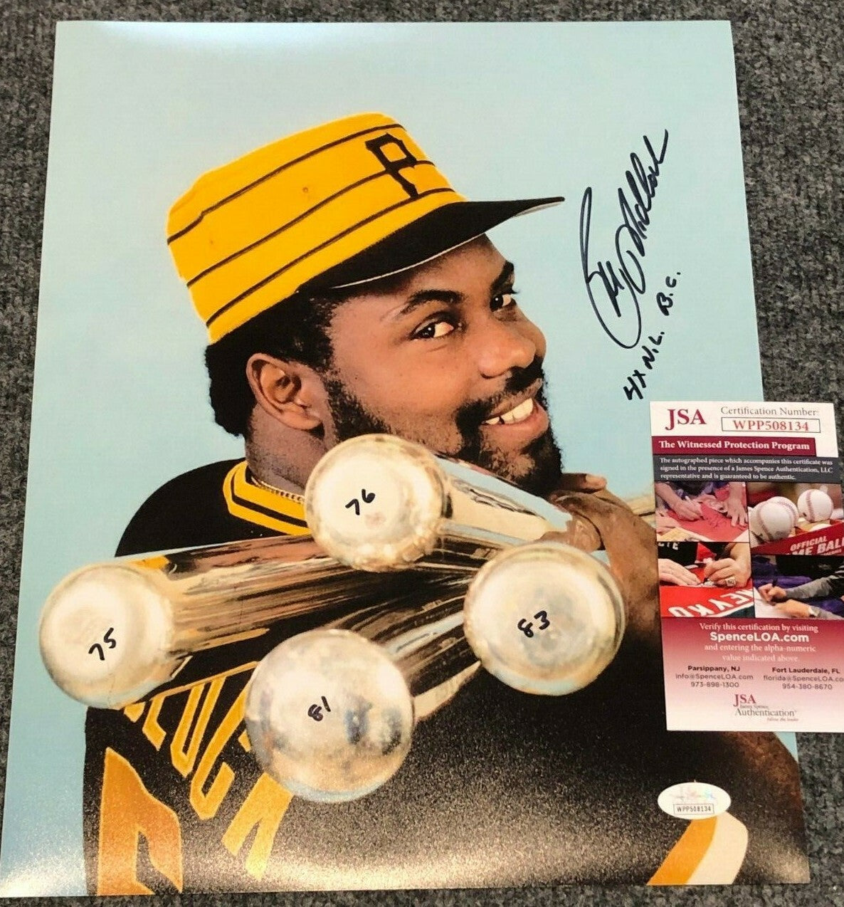 Bill Madlock Autographed Signed Inscr Pittsburgh Pirates 11X14 Photo Jsa  Coa