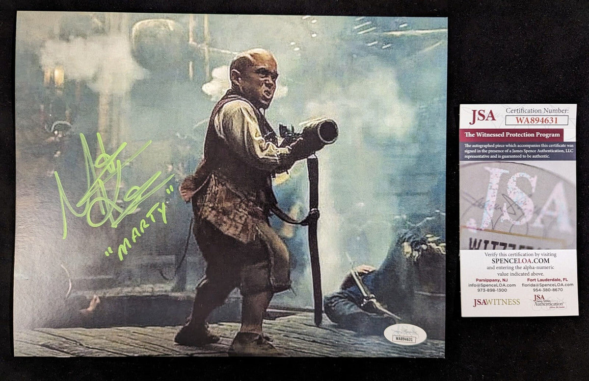Martin Klebba Pirates Of Caribbean Hand Signed Autographed 8 X 10 Photo Jsa Coa