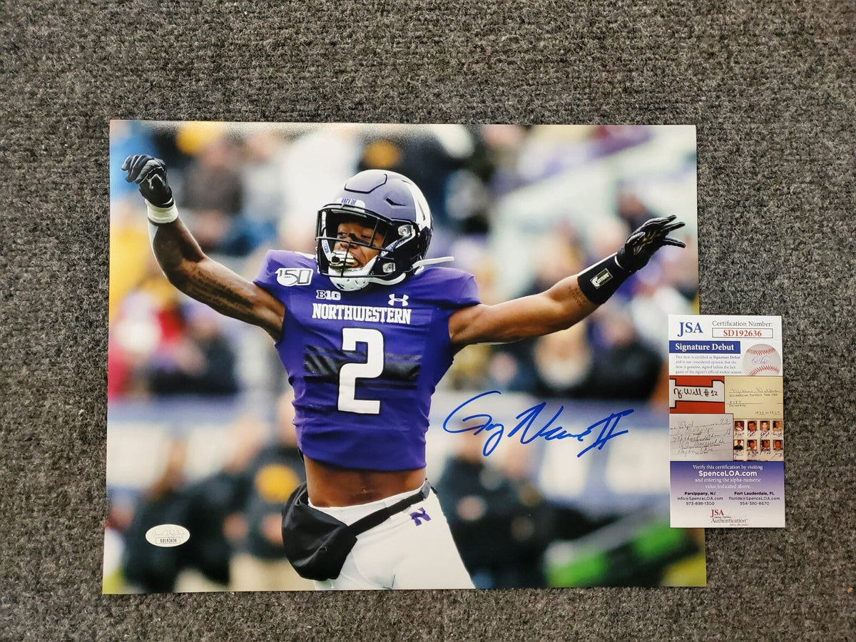 Northwestern Wildcats Greg Newsome Ii Autographed Signed 11X14 Photo Jsa Coa