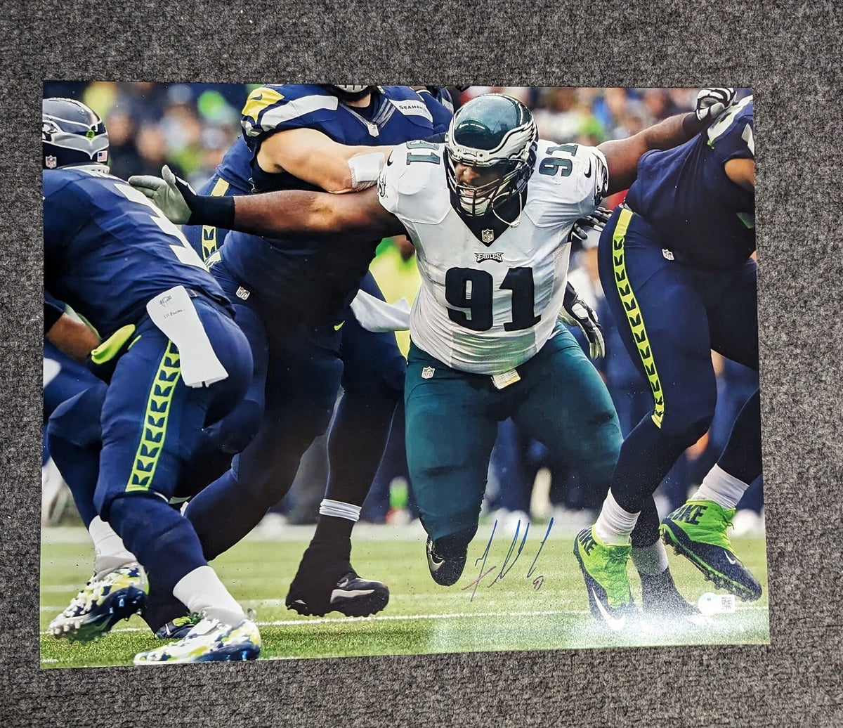 Philadelphia Eagles Fletcher Cox Autographed Signed 16X20 Photo Beckett Holo