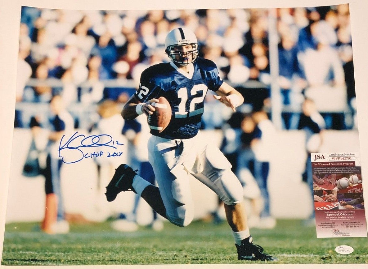 Kerry Collins Autographed Signed Inscribed Penn State 16X20 Photo Jsa  Coa
