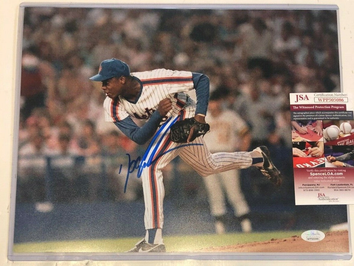 Dwight Gooden Autographed Signed N.Y. Mets 11X14 Photo Jsa  Coa