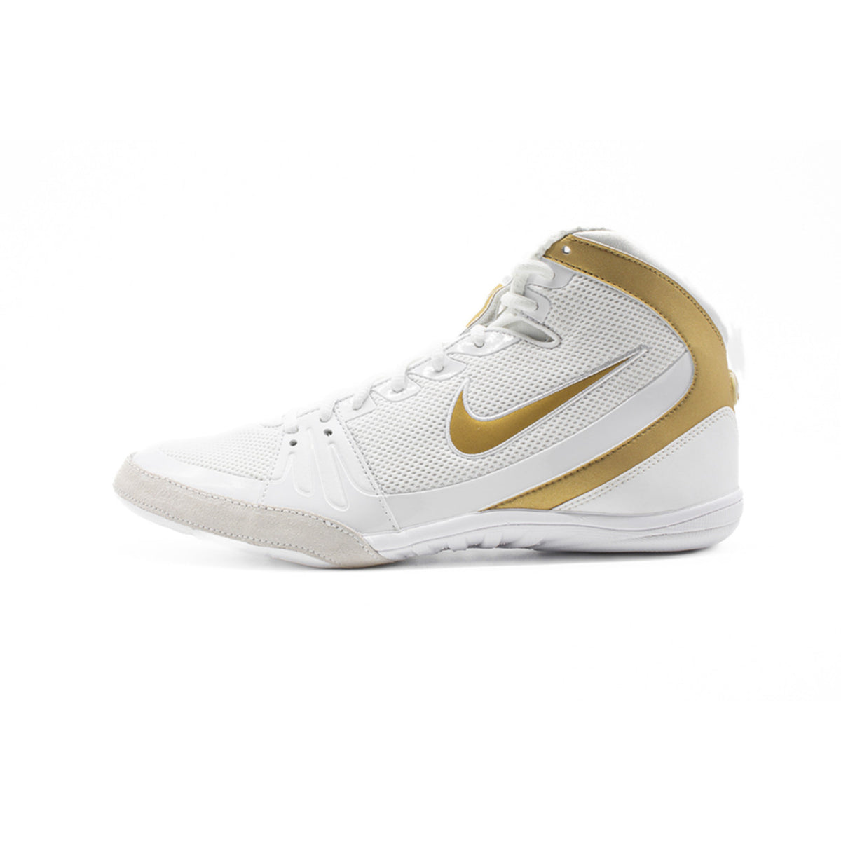 Nike Freek White Metallic Gold-Cool Grey Men's Wrestling Shoes