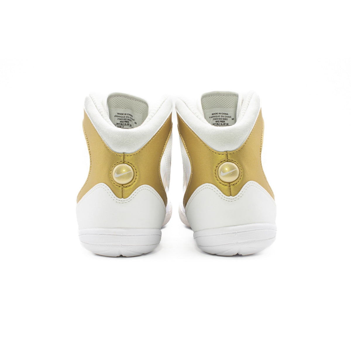 Nike Freek White Metallic Gold-Cool Grey Men's Wrestling Shoes