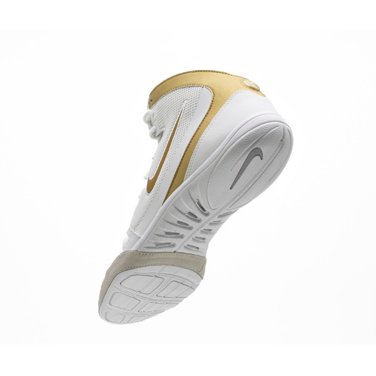 Nike Freek White Metallic Gold-Cool Grey Men's Wrestling Shoes