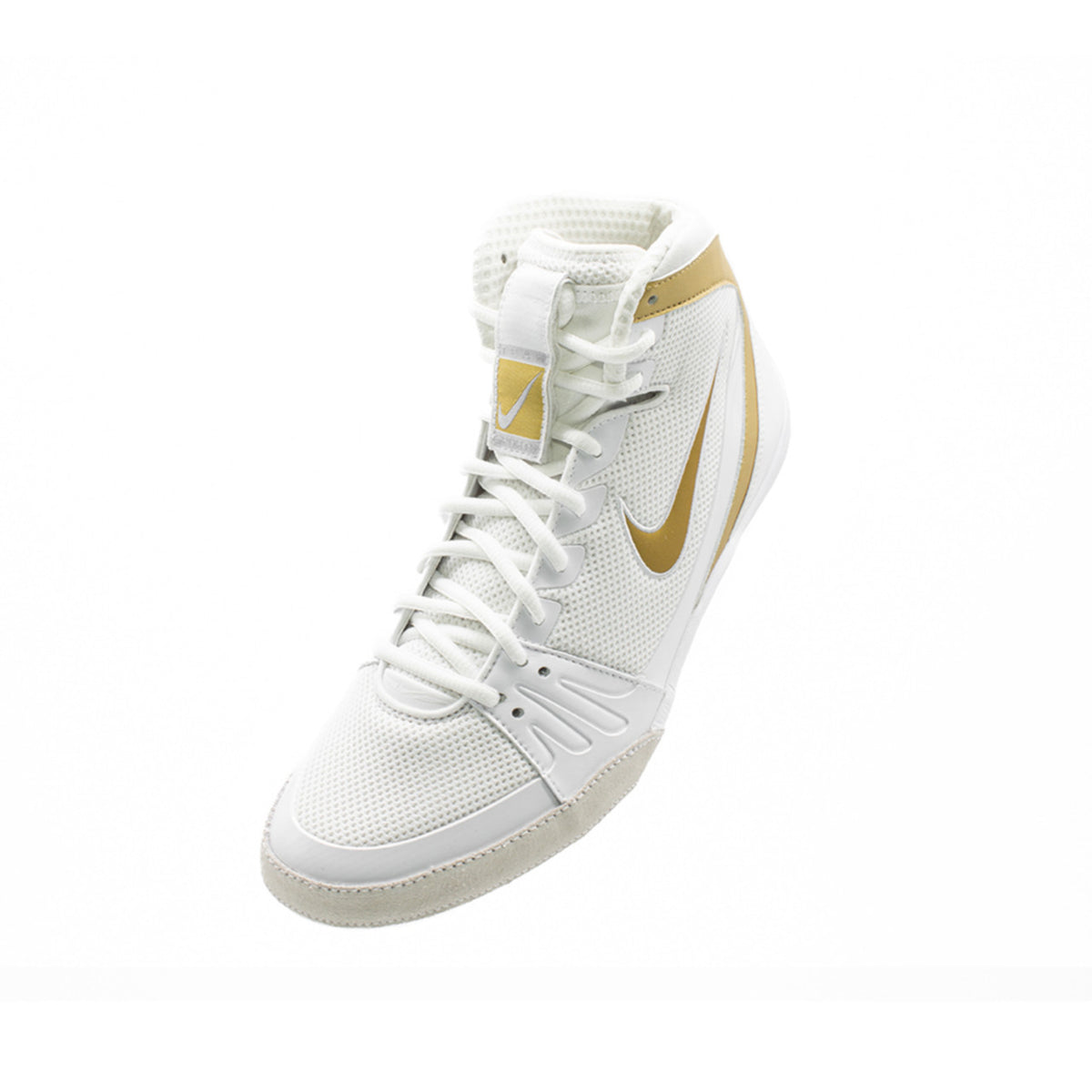 Nike Freek White Metallic Gold-Cool Grey Men's Wrestling Shoes