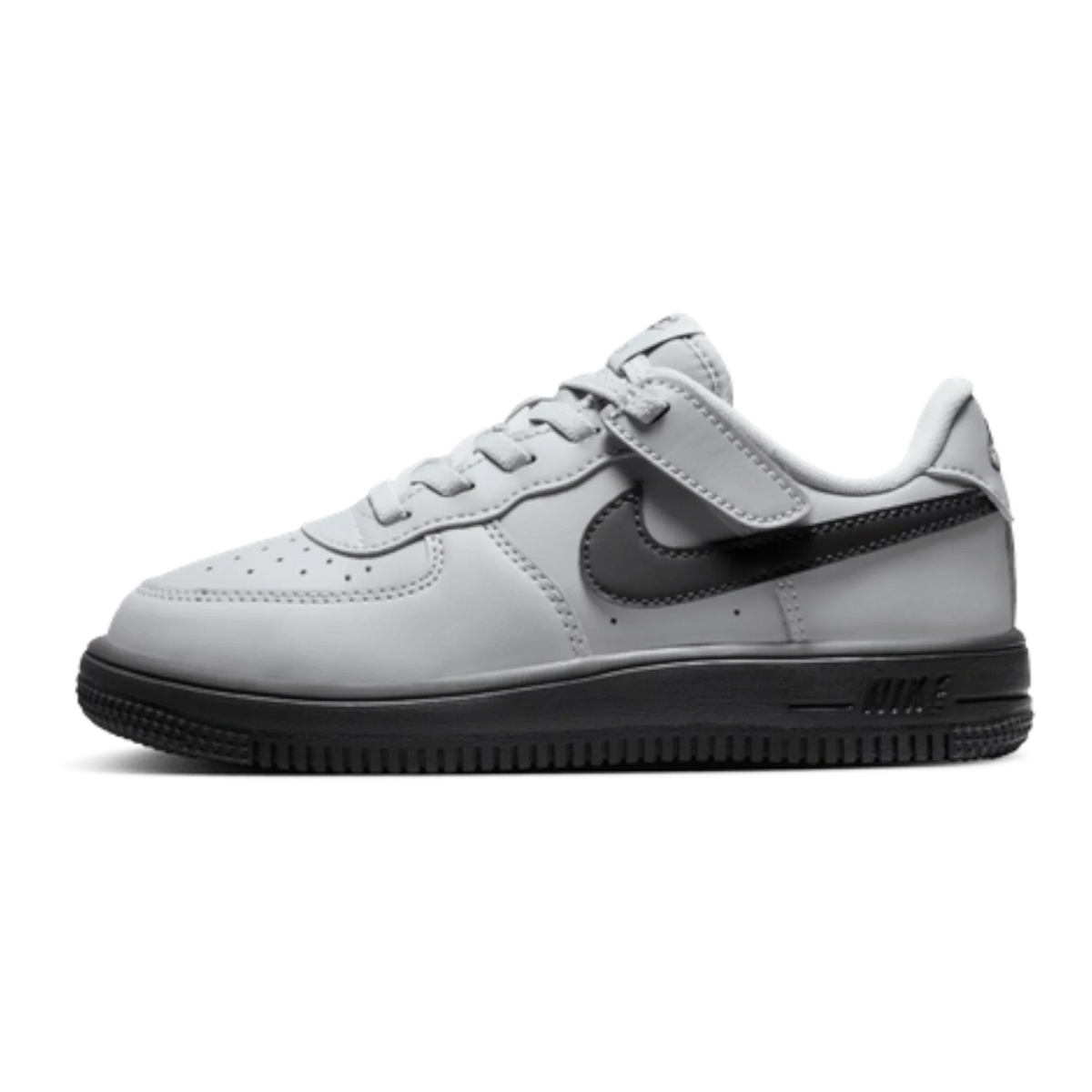 Nike Force 1 Low EasyOn Little Kids' (PS) Sneakers — Wolf Grey Low-Top