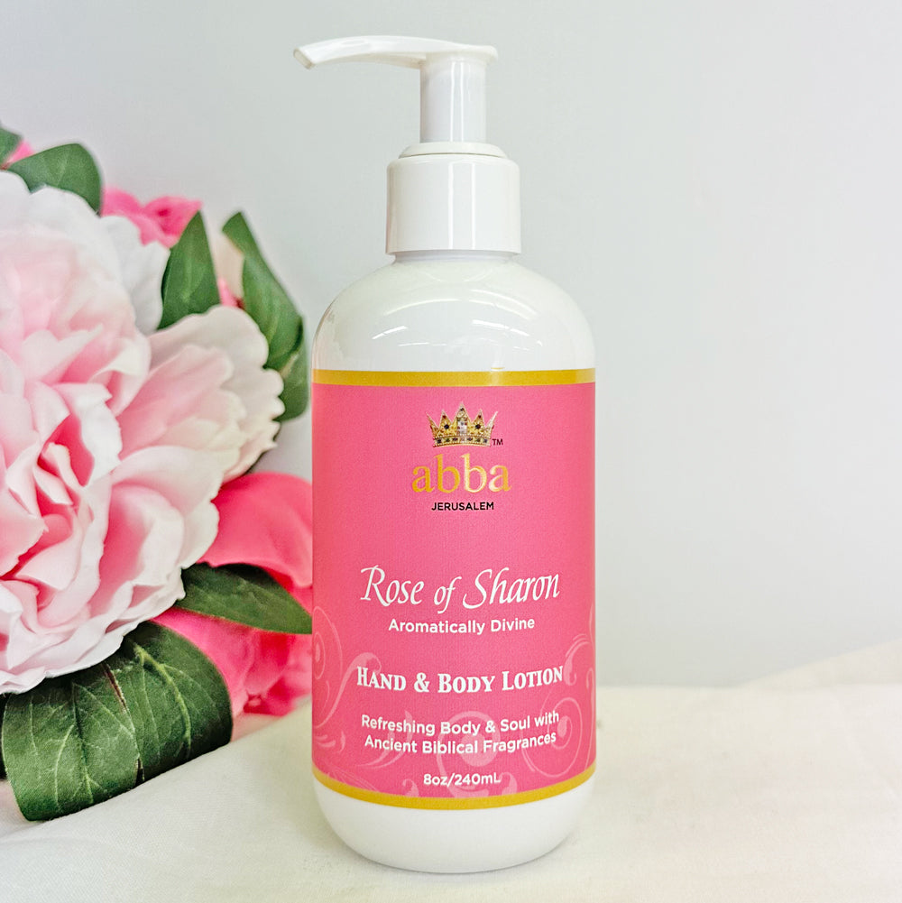 Abba Rose of Sharon Hand and Body Lotion, 8 oz